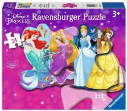 RAVENSBURGER CASSE-TÊTE DE PLANCHER 24 PIÈCES - PRINCESSES #05453